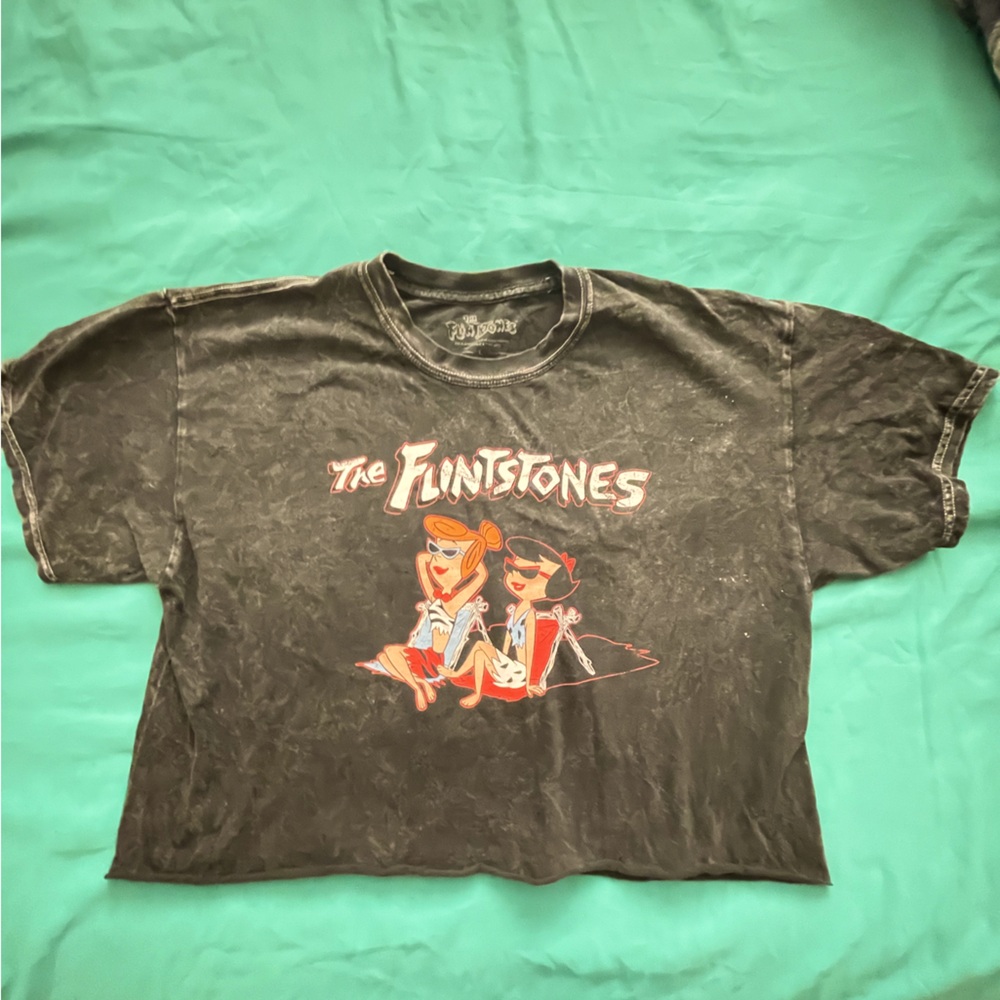 The Flintstones unisex Black T-Shirt ,new without tag ,good for a casual look ..